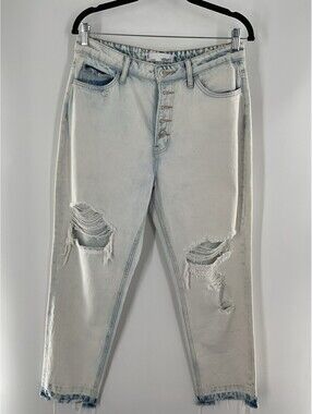 Vervet Women’s Size 29 Distressed Jeans Cut Off Leg Openings Multicolor 008